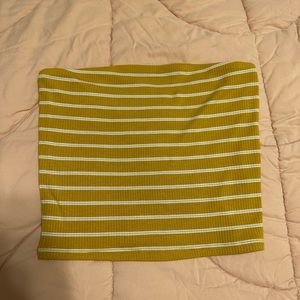 American eagle stripped sleeveless crop top size medium
